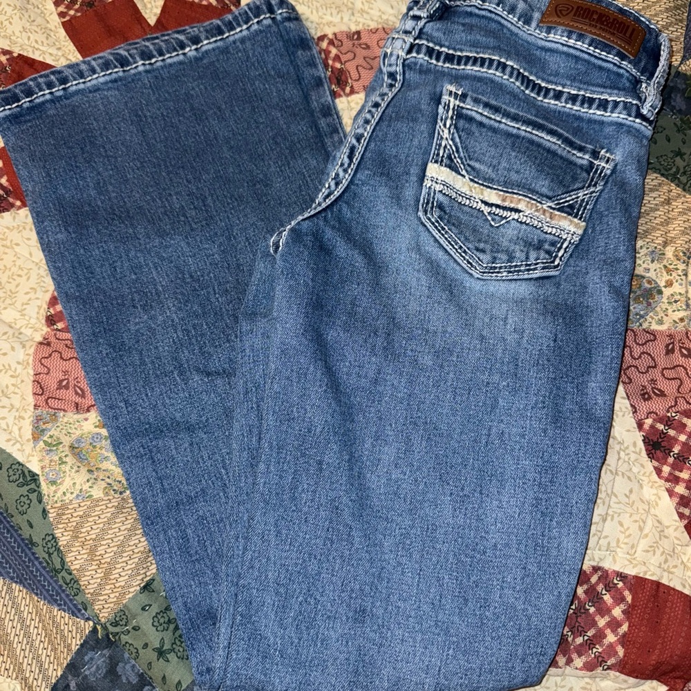Girls size 8 Rock & Roll jeans